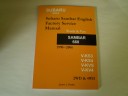 Subaru Sambar Service Manual